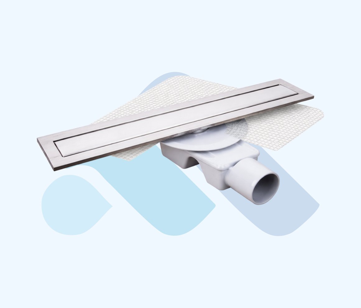 paslanmaz genis kasali yalitim fileli 360 derece doner s sifon dus kanali