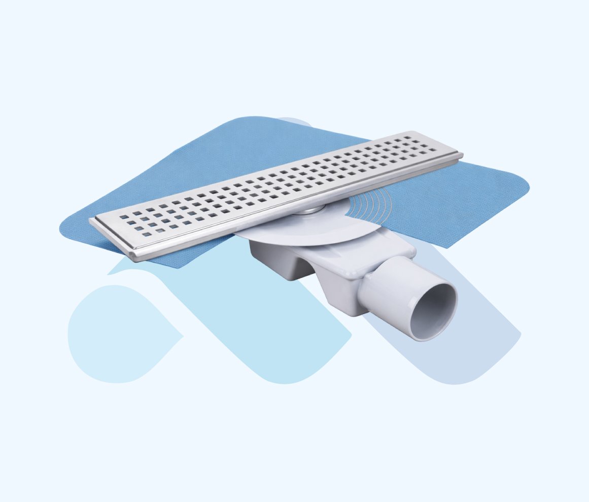 paslanmaz govdeli yalitim membranli 360 derece doner s sifon dus kanali