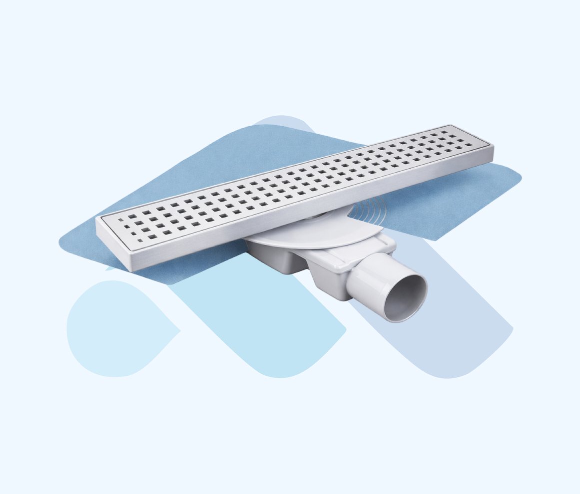 plastik membran govdeli 360 derece doner s sifon dus kanali