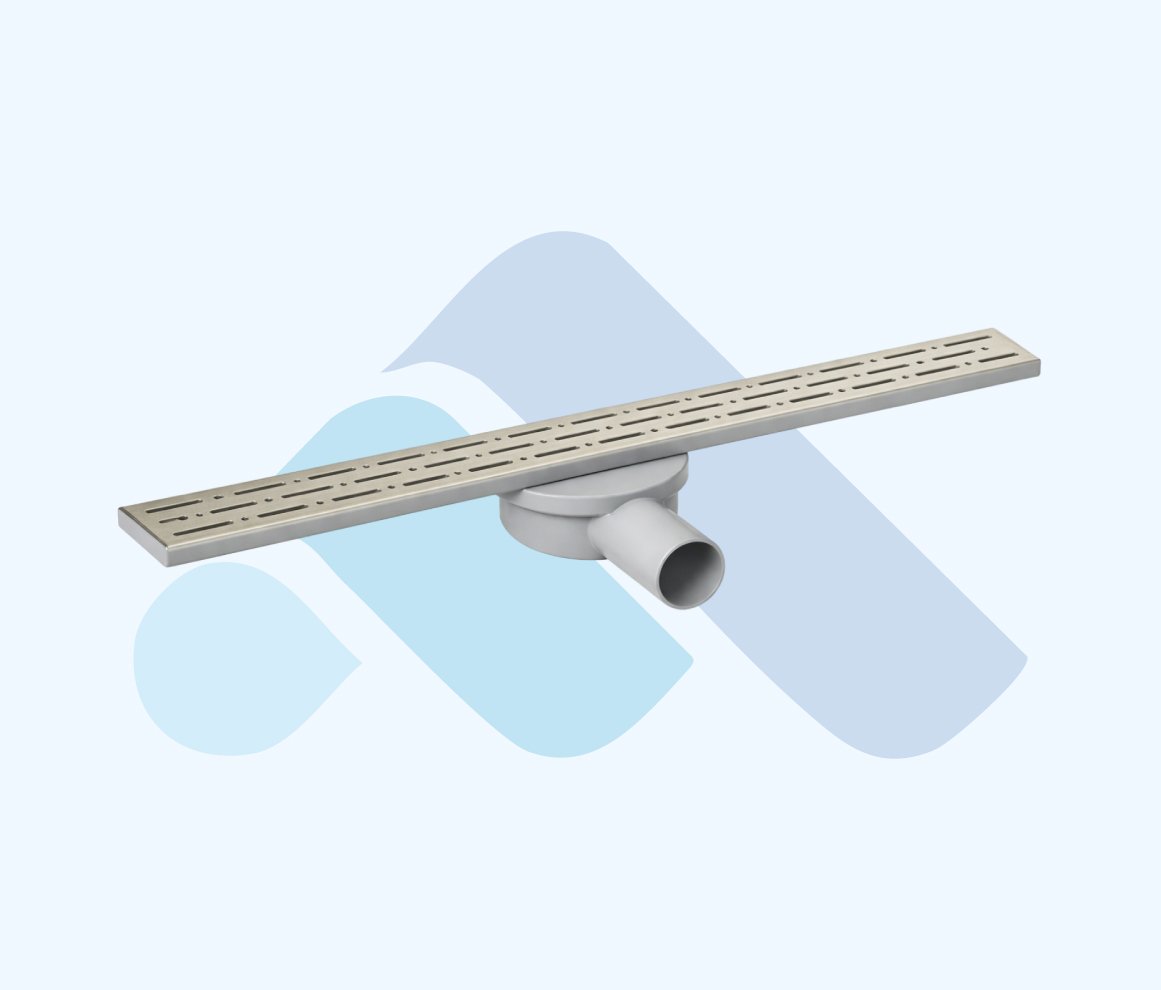 plastik yalitimli eksantrik govdeli 360 derece doner sifonlu dus kanali